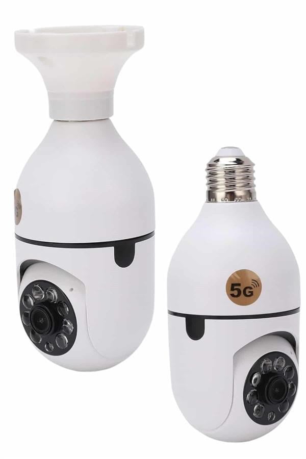 Güvenlik Kamerası Wi-Fi Özellikli 360 Derece Full Hd 1080p Ampül Kamera