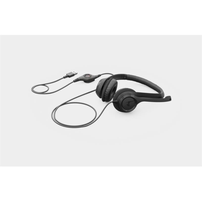 H390 KABLOLU SİYAH KULAKLIK 981-000406