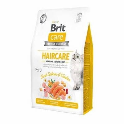 Haircare Hypoallergenic Healthy & Shiny Coat Tavuklu ve Somonlu Tahılsız Yetişkin Kedi Maması 2 Kg
