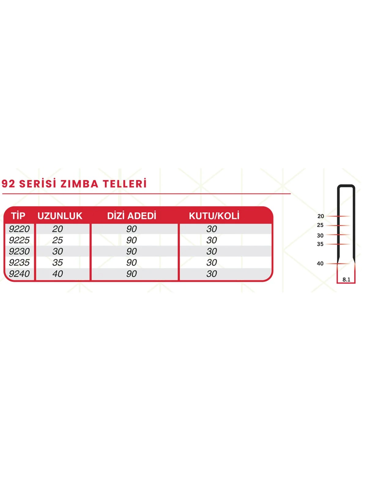 HAİS ZIMBA TELİ 9230