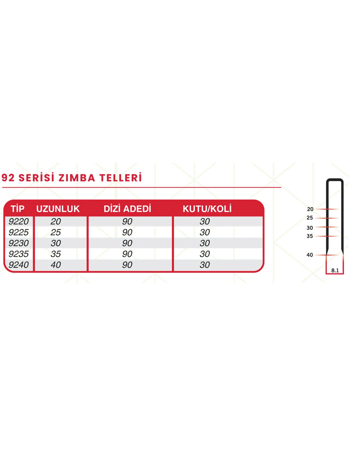 HAİS ZIMBA TELİ 9235