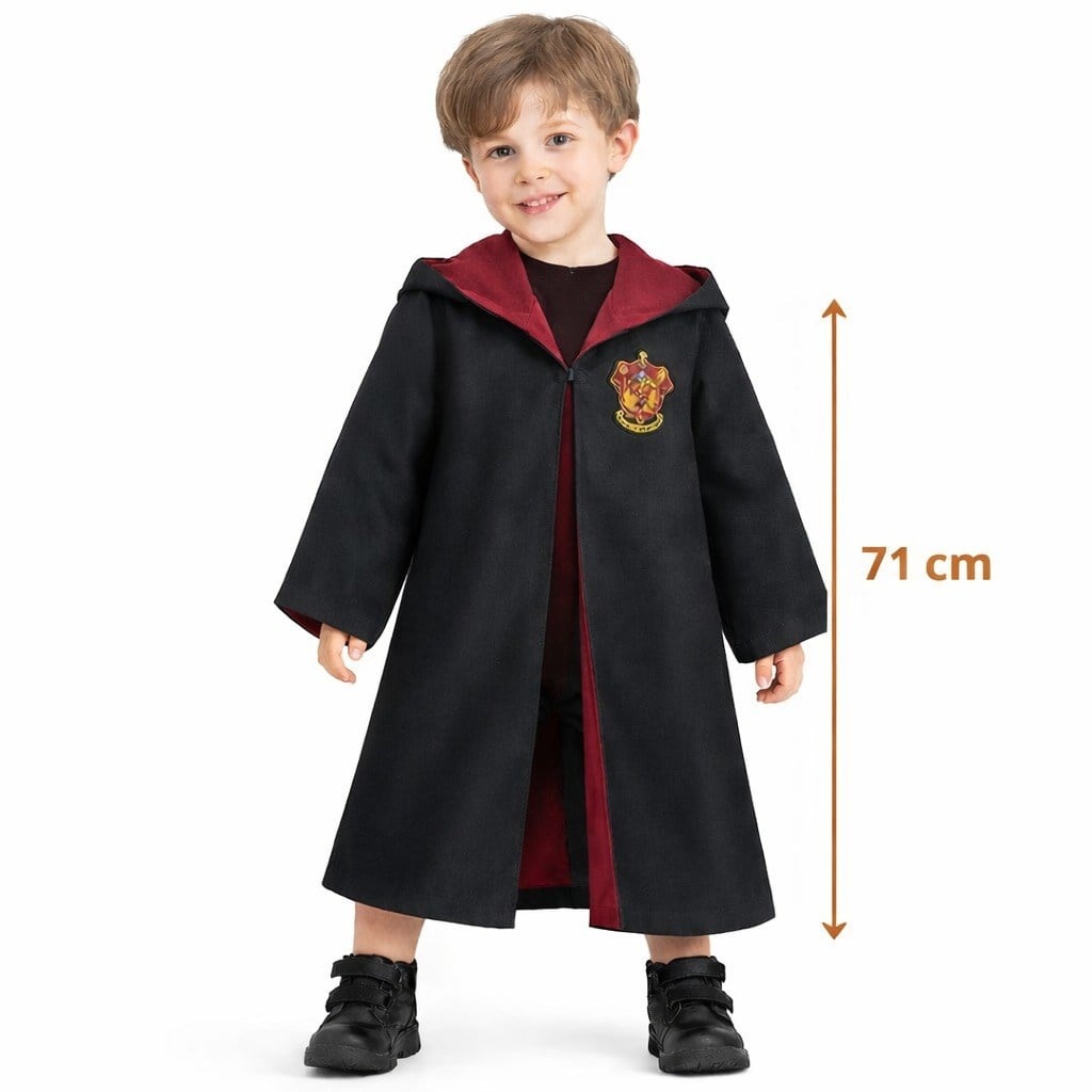 Harry Potter Tarzı Çocuk Cübbesi 2-4 Yaş