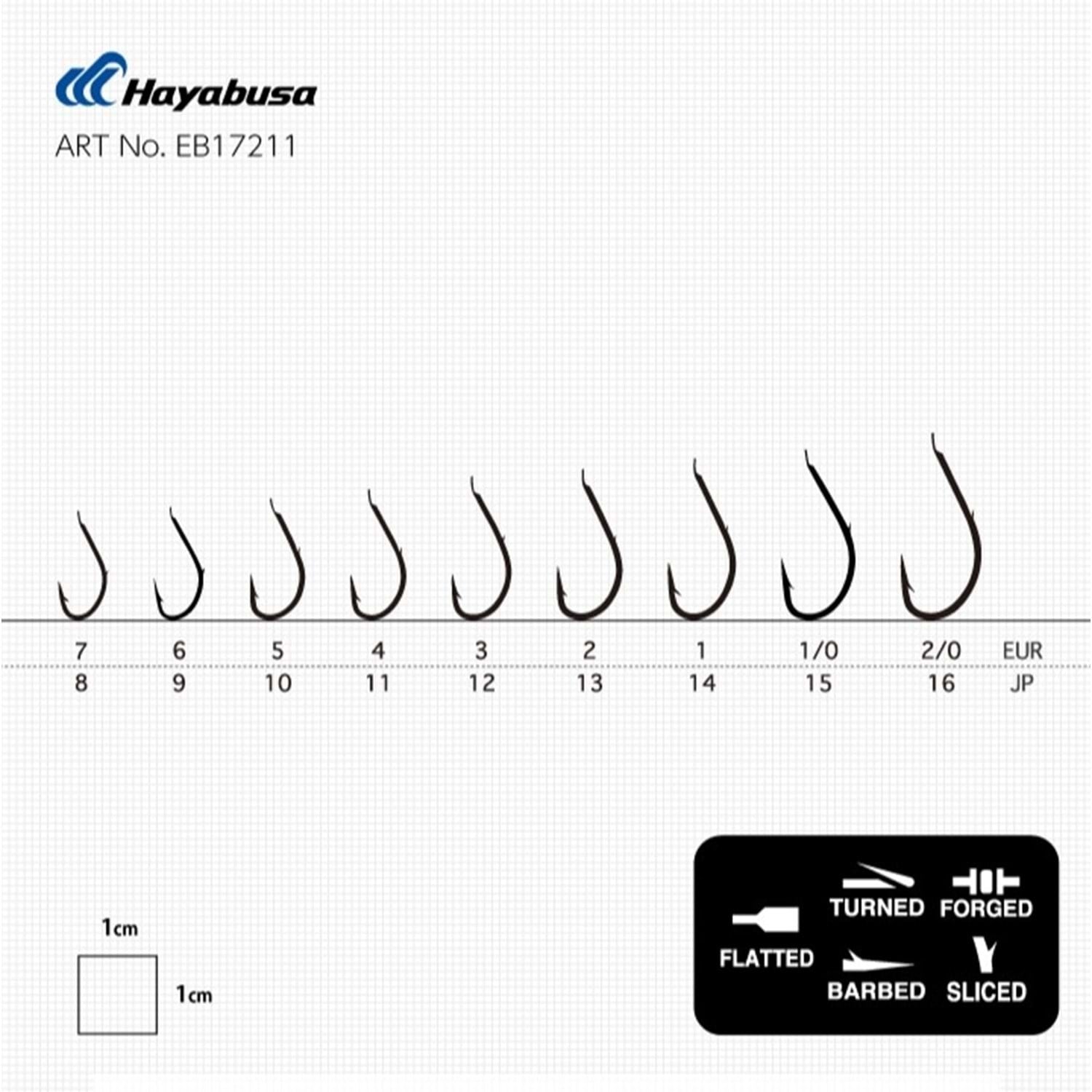 Hayabusa HMRS 172 Tırnaklı Canlı Yem İğnesi 15'li Paket Nikel - NO-3
