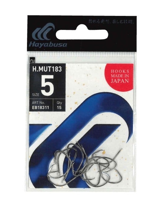Hayabusa HMUT 183 Circle Dövme Olta İğnesi 15li Paket Nikel - NO-3