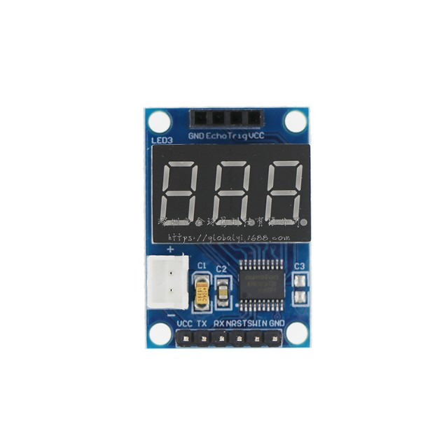 HC-SR04 Ultrasonik Modül Dijital Ekranı