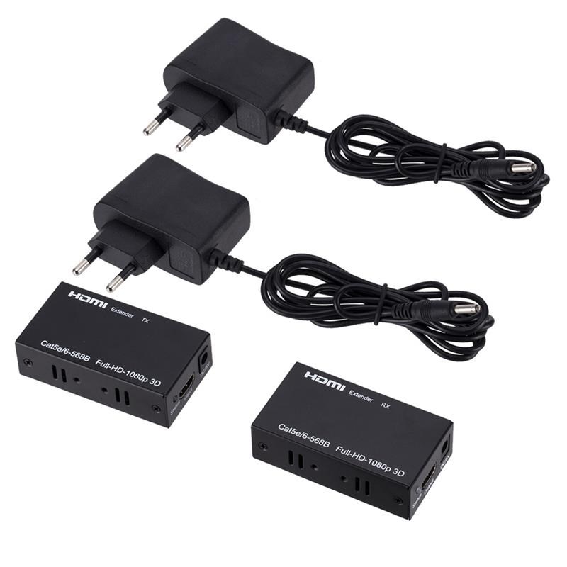 HDTV EXTENDER CAT-5E/6 60 METRE 1080P HDMI AKTARICI