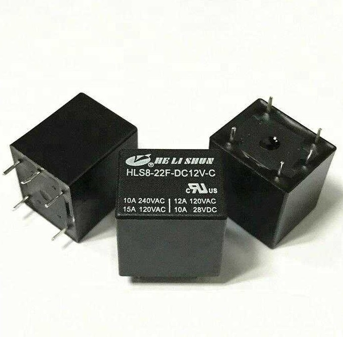 Helishun HLS8-22F-DC12V-C 12V 15A 5 Pinli