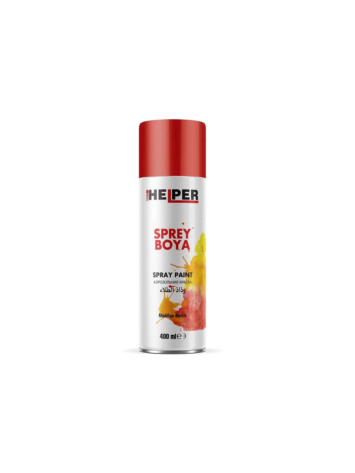 HELPER Akrilik Sprey Boya RAL 3020 Trafik Kırmızısı 400ml