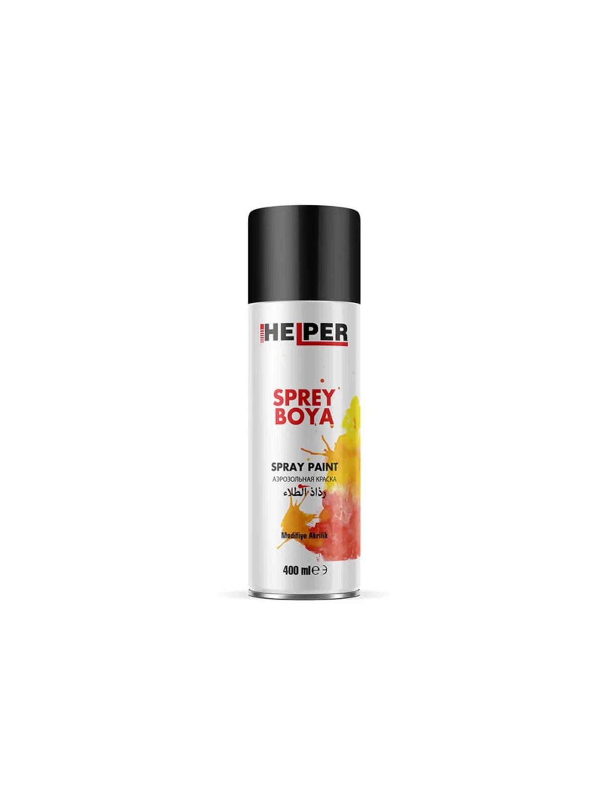 HELPER Akrilik Sprey Boya RAL 9005 Mat Siyah