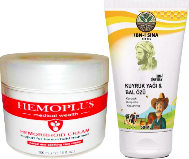 Hemoplus Analbakım 100 ml Krem + Ibn-I Sina Kuyruk Yağ & Bal Özü Krem