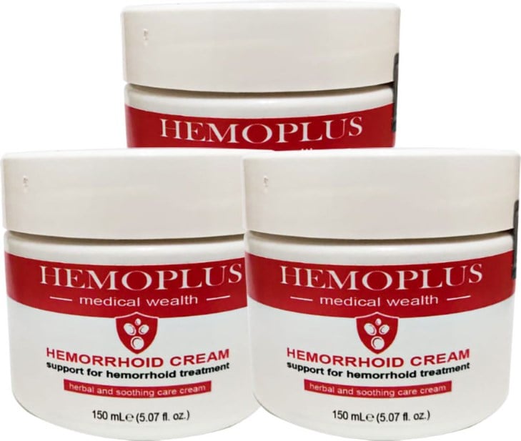 Hemoplus Büyük Boy 150 ml Analbakım Krem 3 Adet