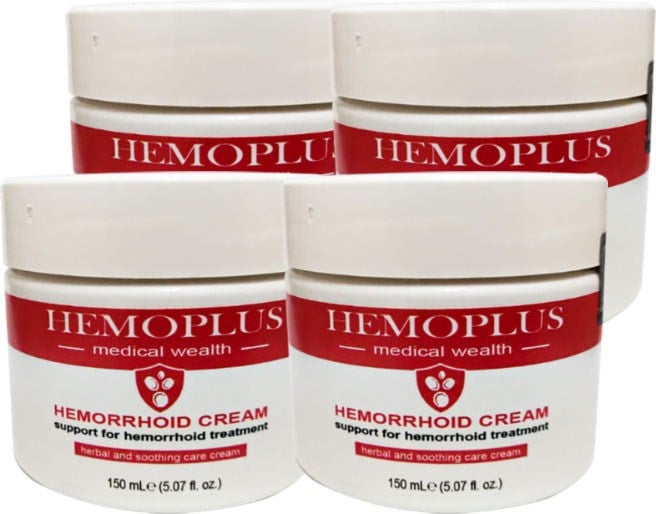 Hemoplus Büyük Boy 150 ml Analbakım Krem 4 Adet