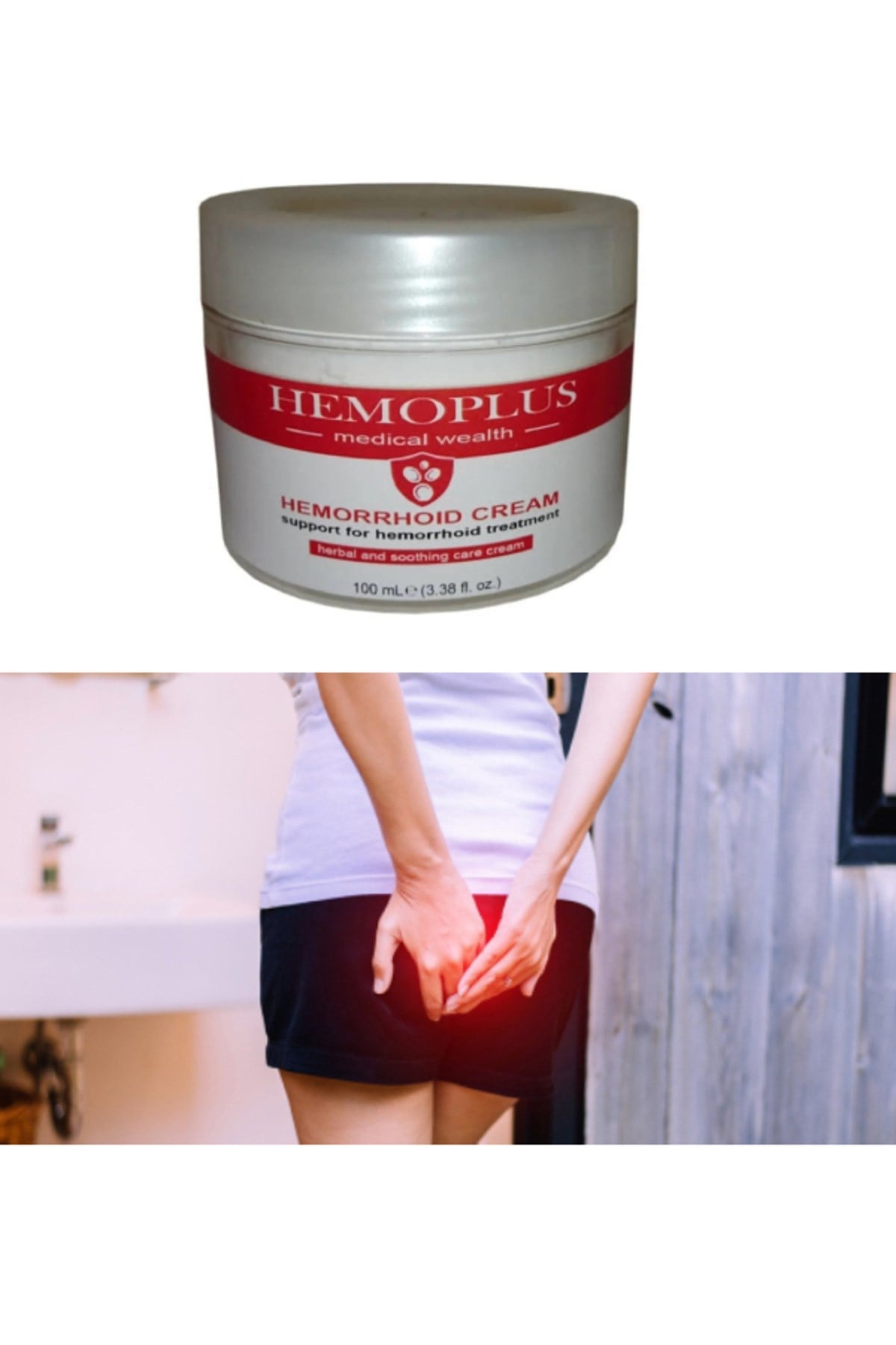Hemoplus Rahatlamanız İçin  Masaj Bakım Kremi 100 ml 2 Adet
