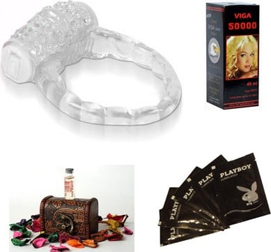 Hepsidahice Vibrating Ring Titreşimli Pe.nis Halkası + Pboy Lubricated Gel 5X5Ml Jel + 45Ml 50000 Sprey + 5Ml Zyrexin Kadın Pheromone Cologne