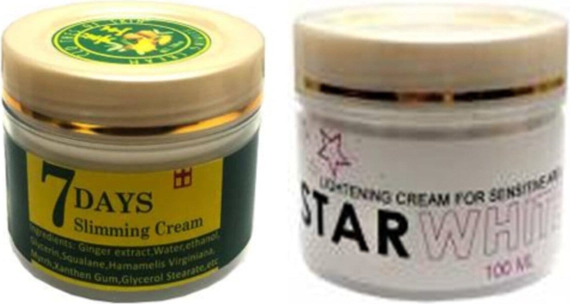 Hintohu 7days Slimming Cream Ginger Miracle 100ML Vücut Bakım ve Starwhite 100ML Genital Cilt Bakım