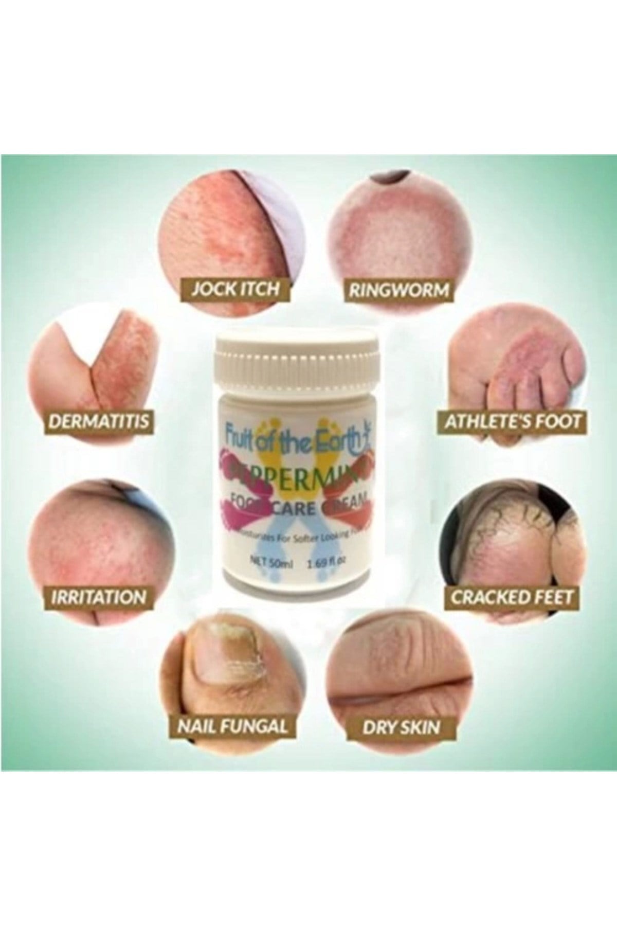 Hintohu Three Brand 100ML Arnavut Aklık Kremi+Foot Care Cream 50ML Ayak Bakım Kremi Nane Ferahlığı