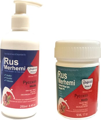 Hintohu Tüy Dökücü Azaltıcı Rus Merhemi 250 ml 1 Adet + Genital Bölge Merhemi 50 ml 1 Adet