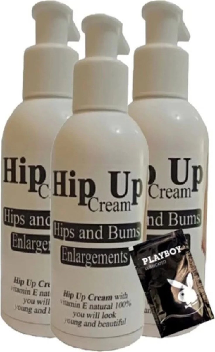 Hip Up 3 Adet Adet Krem 120 ml + 1 Adet Jel Hediye