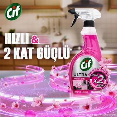 Hızlı Kir & Yağ Sökücü 750 ml Sakura Parfümlü