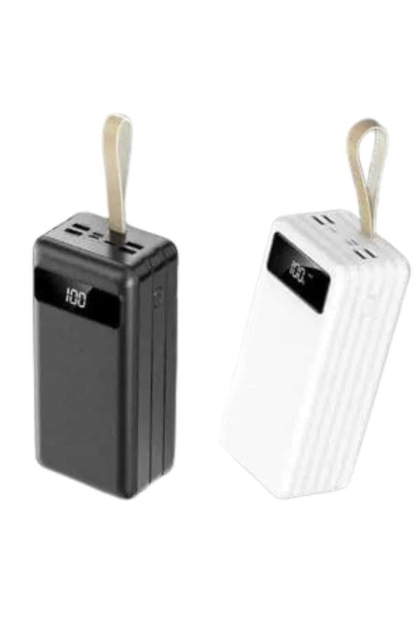Hızlı Şarj 4 Çıkışlı Powerbank 60.000 Mah Taşınabilir Dijital Göstergeli