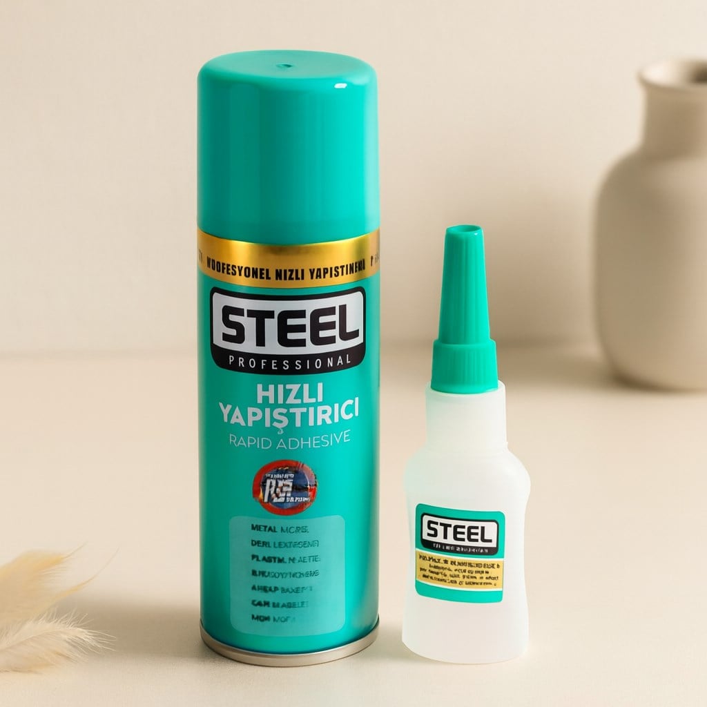 Hızlı Yapıştırıcı 100 ml + 20 g - MDF Ahşap Metal Plastik Deri