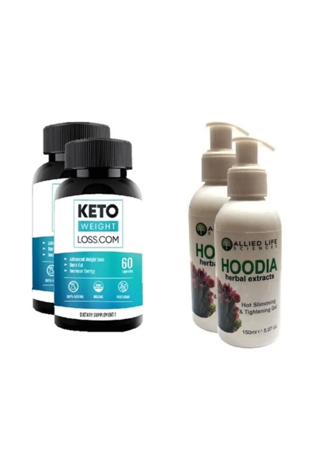 Hoodia Slimming Firming Gel 150 Ml Hoodia Kaktüsü 2 Adet + 2 Adet Keto Weight Loss