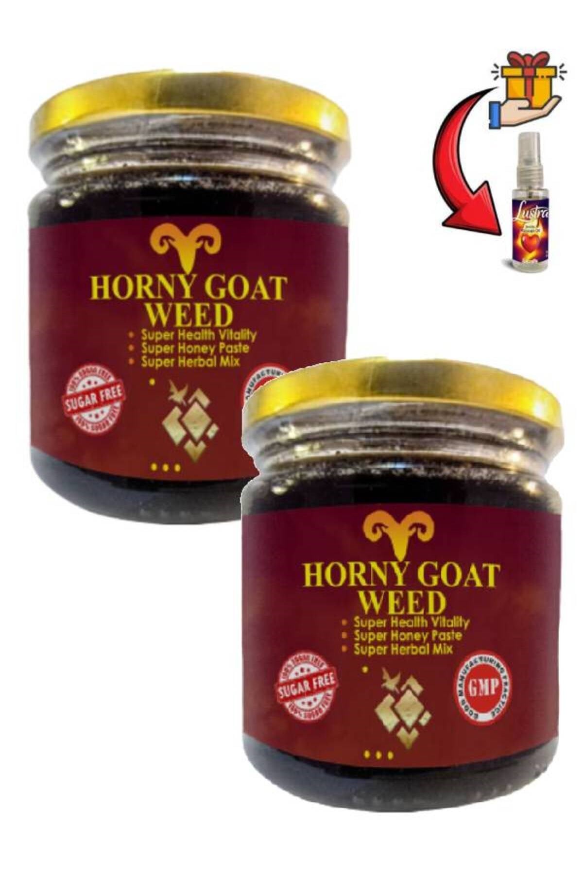 Horny Goat Weed Erkeklere Özel Bölge Destekleyici 240 gr x 2 ad+Lustra Masaj Yağı