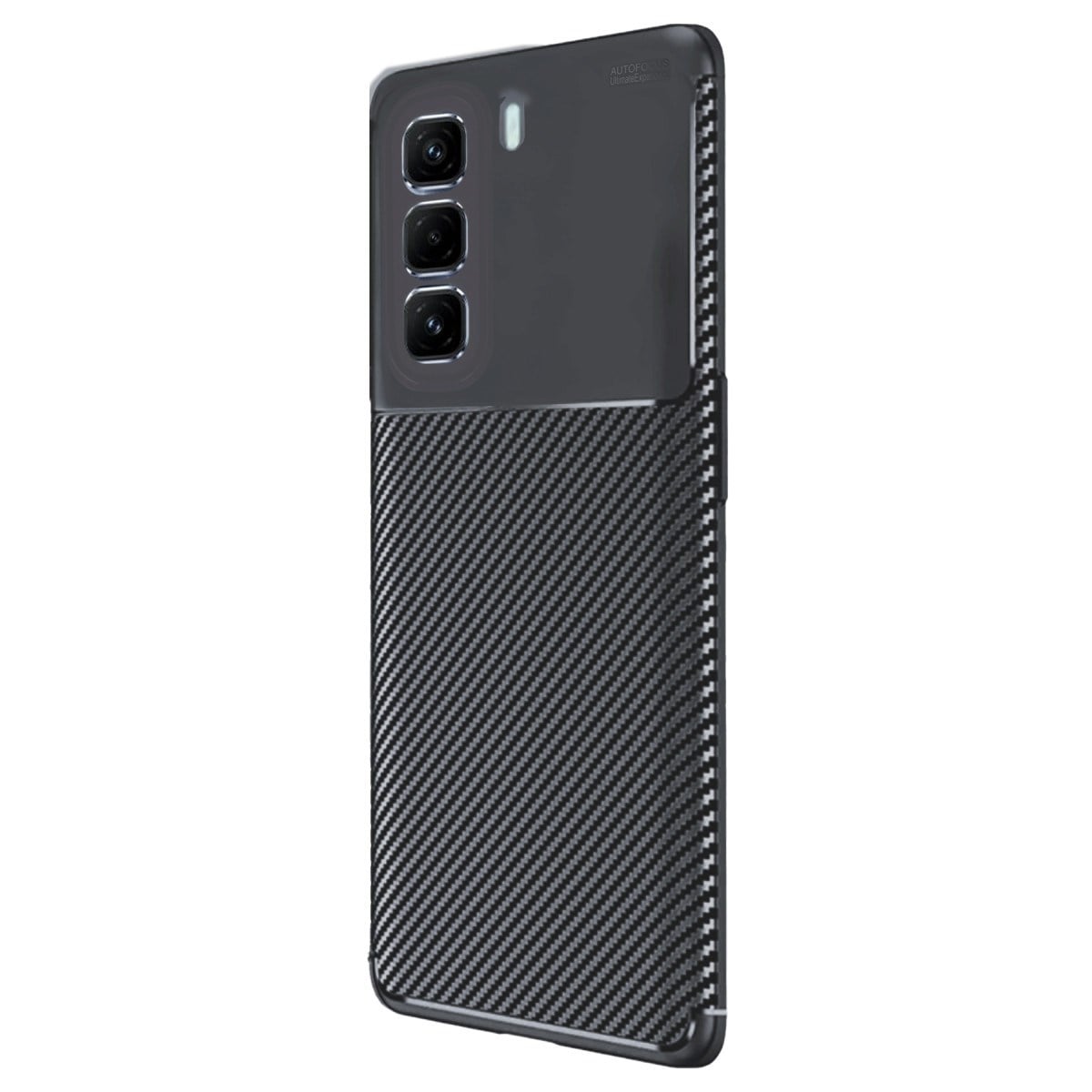 Hot 50 Pro Plus 4G Auto Focus Karbon Kapak - Siyah