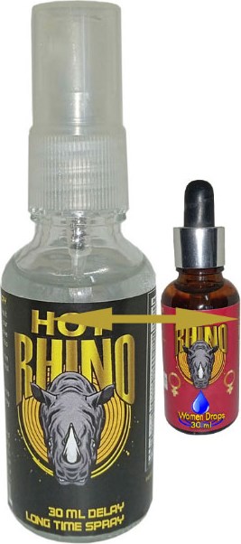 Hot Rhino Geciktiricisprey + Rhino Soğuk Bayanların Ilgi Içeceği