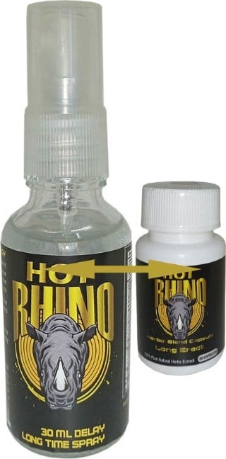 Hotrhino Erkekler Için Delayspray + Hotrhino Performanshapı