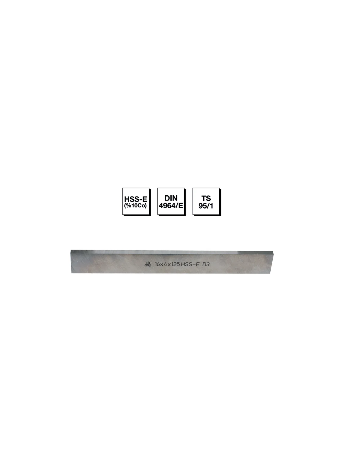 HSS - E (%10Co) DIN 4964/E Trapez Kesitli Torna Kalemi - 5x20x200 mm