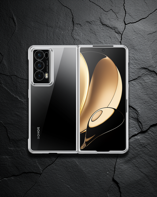 Huawei Honor Magic V2 Kılıf Jasper Kapak - Gümüş