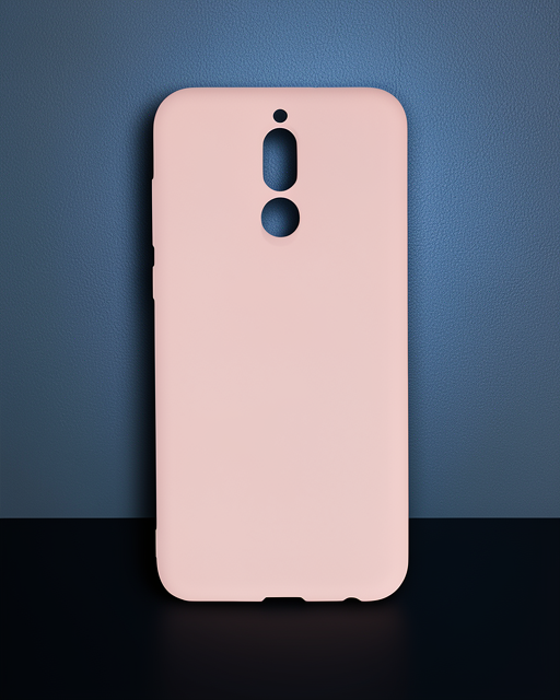 Huawei Mate 10 Lite Kılıf Nano İçi Kadife Silikon - Pudra