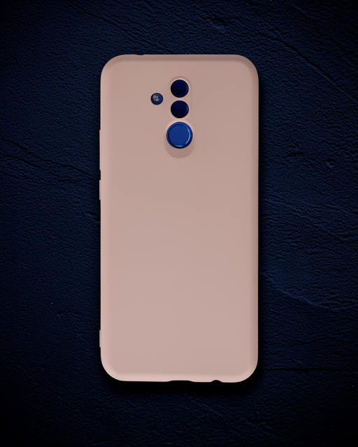 Huawei Mate 20 Lite Kılıf Nano İçi Kadife Silikon - Pudra