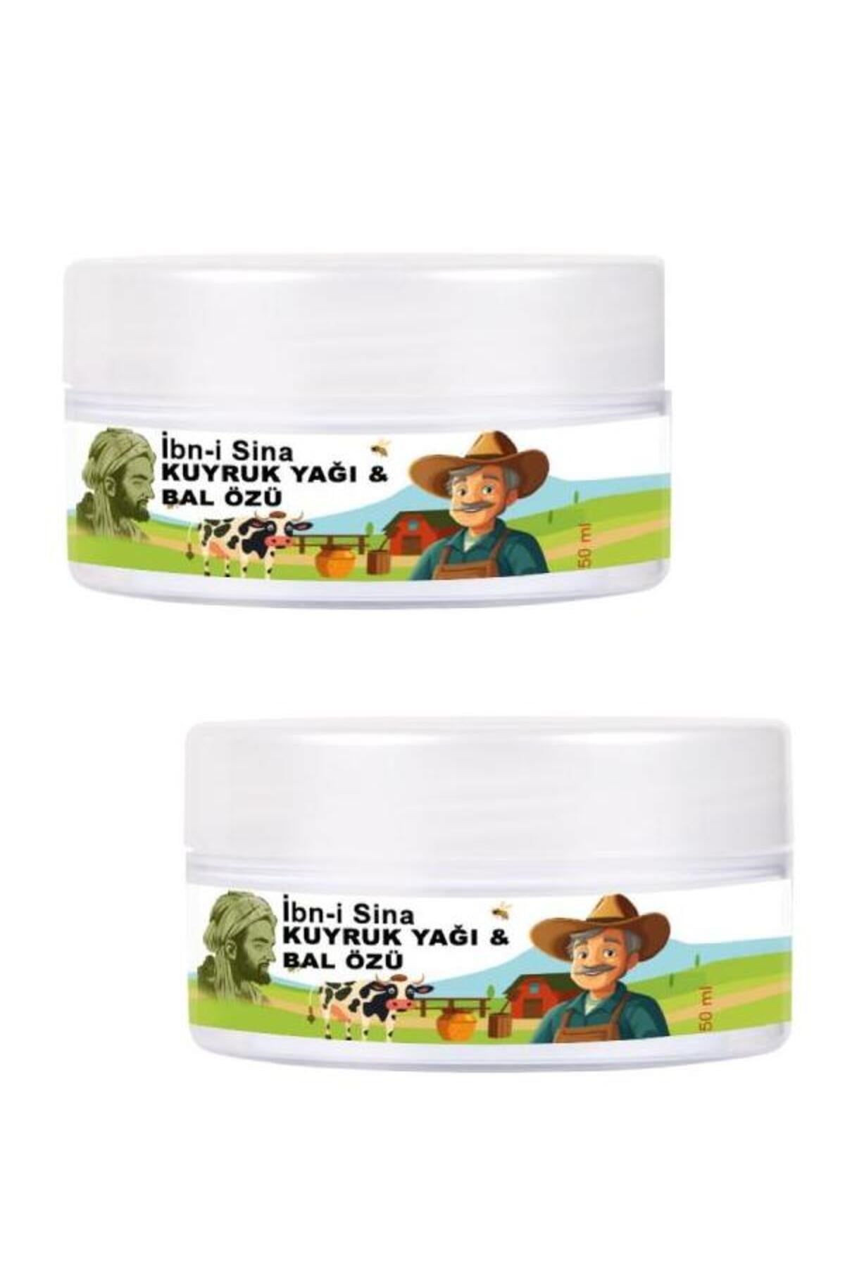 İbn-i Sina Vücudunuza Teskin Edici Kuyruk Yağı&Bal Özü Bakım Kremi 50 ml x 2 ad + Çörek Otu Yağ ile