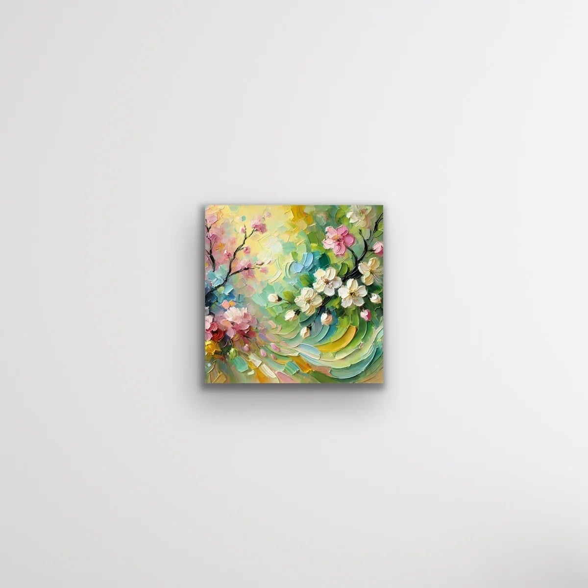 İlkbahar Mevsimi Kanvas Tablo 60x60cm