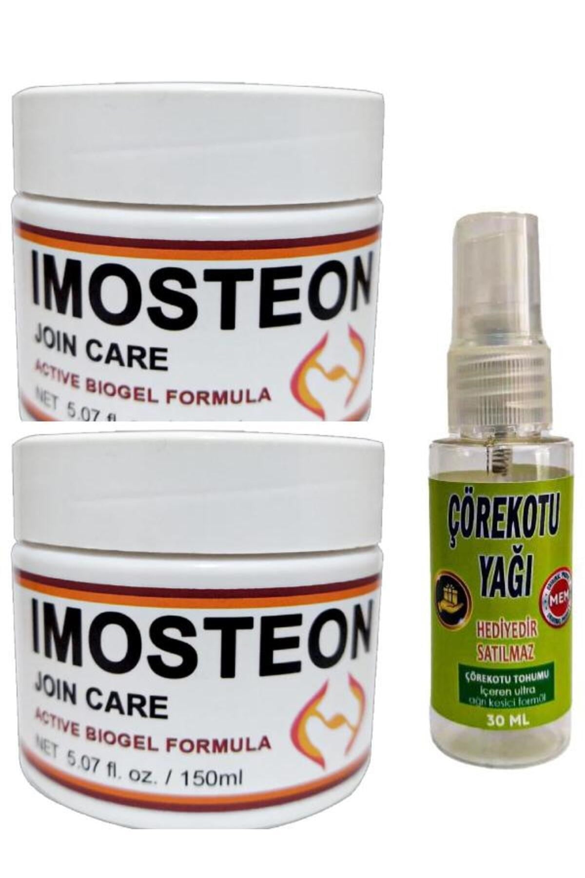 Imosteon Rahatlatıcı Masaj ve Bakım Kremi 150 ml X 2 ad+Çörek Otu Yağı ile 30 ml