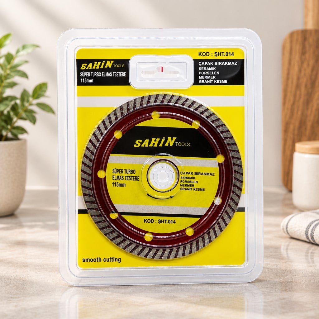 İnce Turbo Kesici Disk - Mermer Granit Seramik 115x22.2-3mm