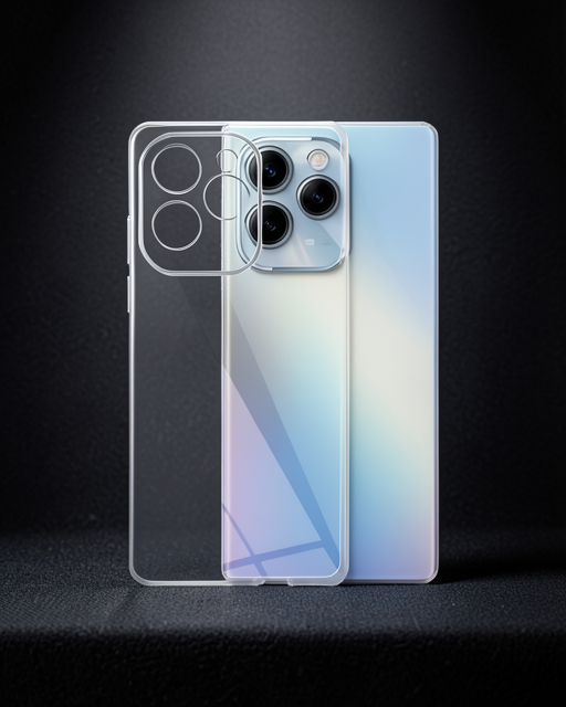 İnfinix Hot 40i Kılıf Lüx Şeffaf Silikon