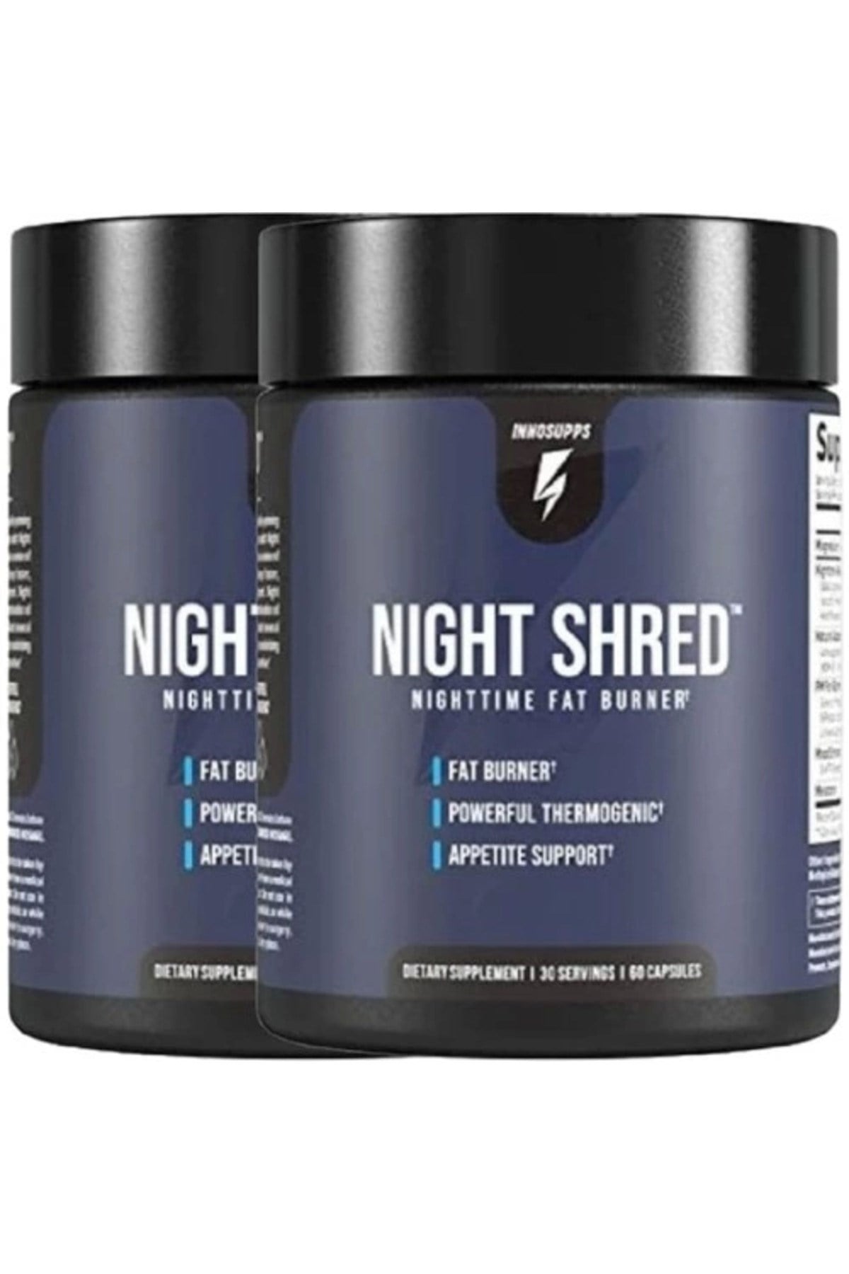 Innosupps 2Li Adet Night Shred Nighttime Fatburner Gece Istenmeyen Yağlara Parçalayıcı 60 Caps