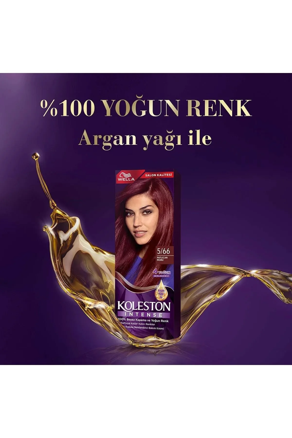 İNTENSE SAÇ BOYASI & NO: 5/66 PATLICAN MORU