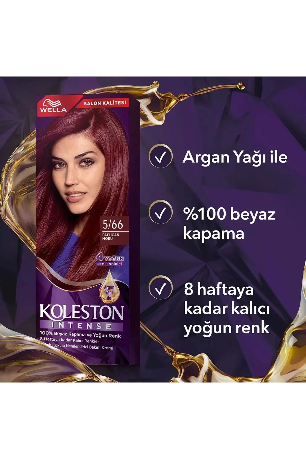 İNTENSE SAÇ BOYASI & NO: 5/66 PATLICAN MORU