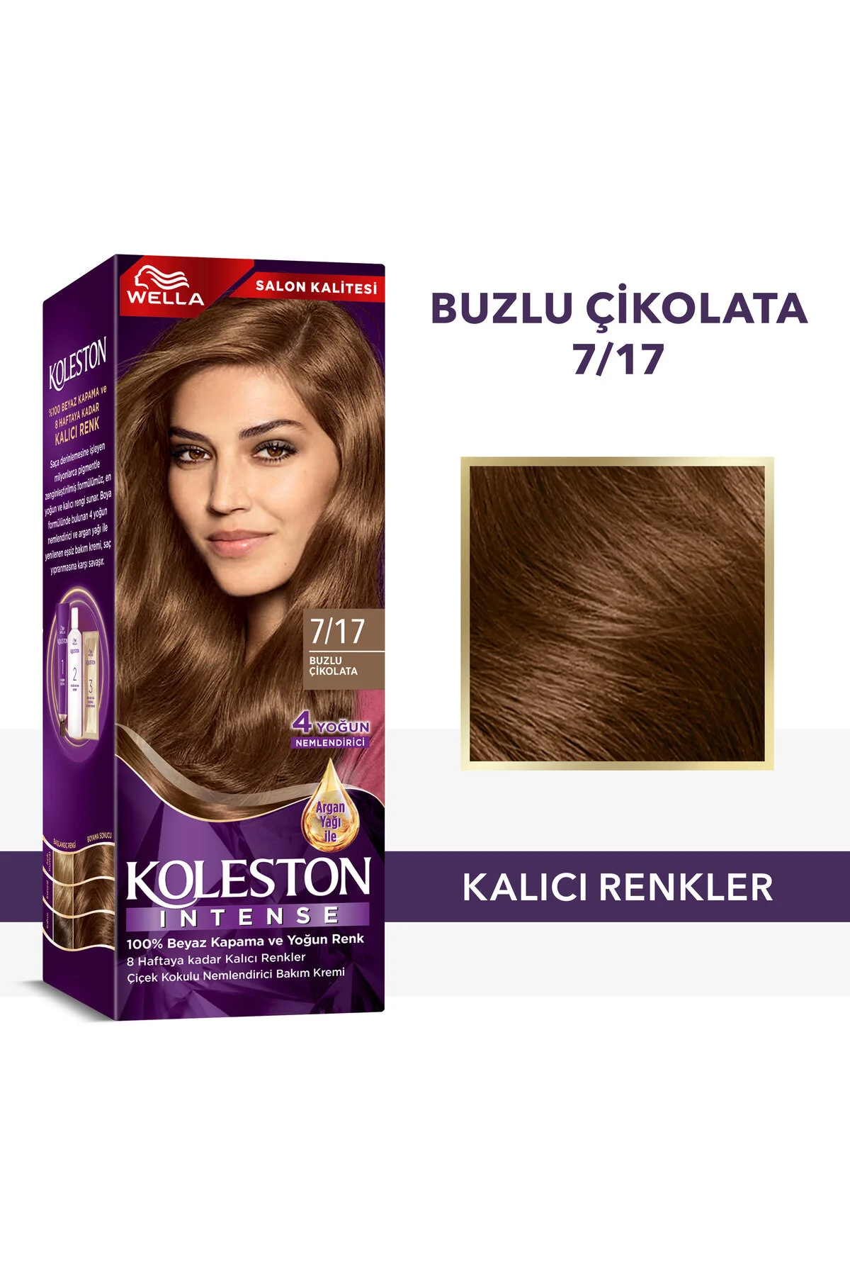 İNTENSE SAÇ BOYASI & NO: 7/17 BUZLU ÇİKOLATA