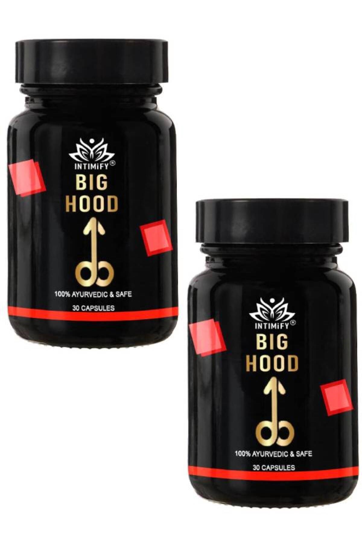 Intımıfy Big Hood Erkekler İçin Destekleyici 30'lu x 2 ad+ Masaj Yağı