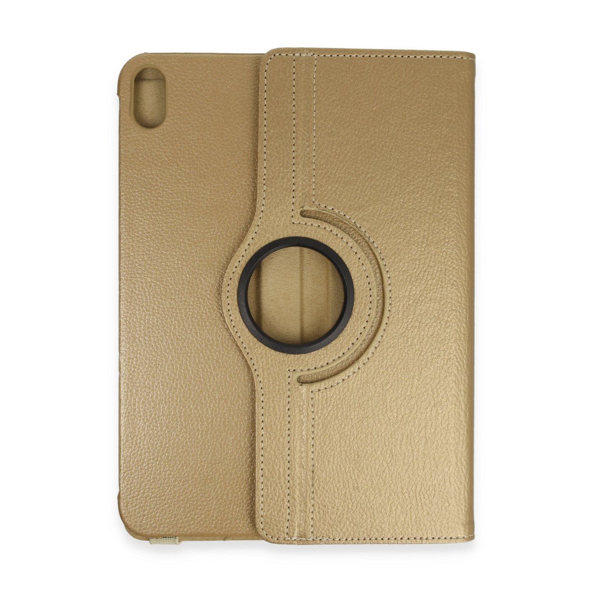 iPad 2022 10.9 (10.nesil) Kılıf 360 Tablet Deri Kılıf - Gold