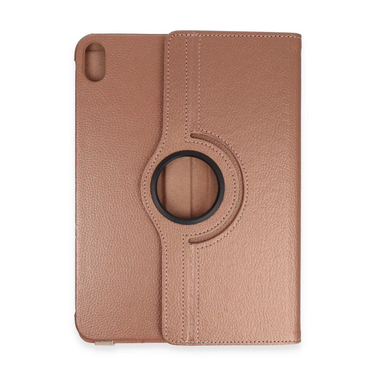 iPad 2022 10.9 (10.nesil) Kılıf 360 Tablet Deri Kılıf - Rose Gold