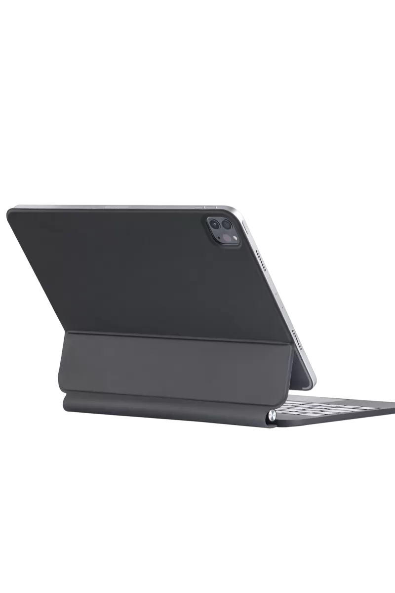 iPad 2022 10.9 (10.nesil) Kılıf X8 Magic Manyetik Klavyeli Tablet Kılıfı - Siyah