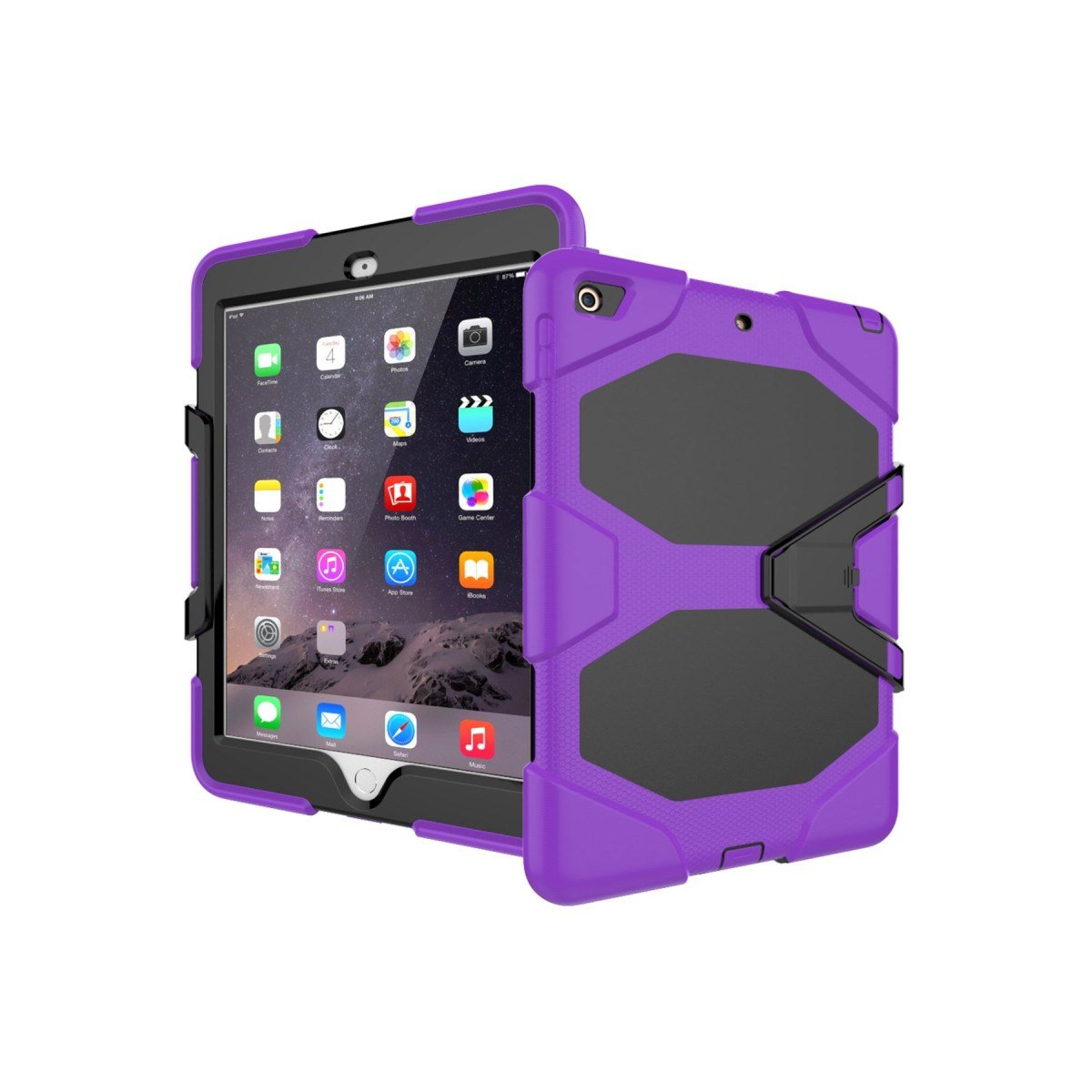 iPad 5 Air 9.7 Kılıf Griffin Tablet Kapak - Mor