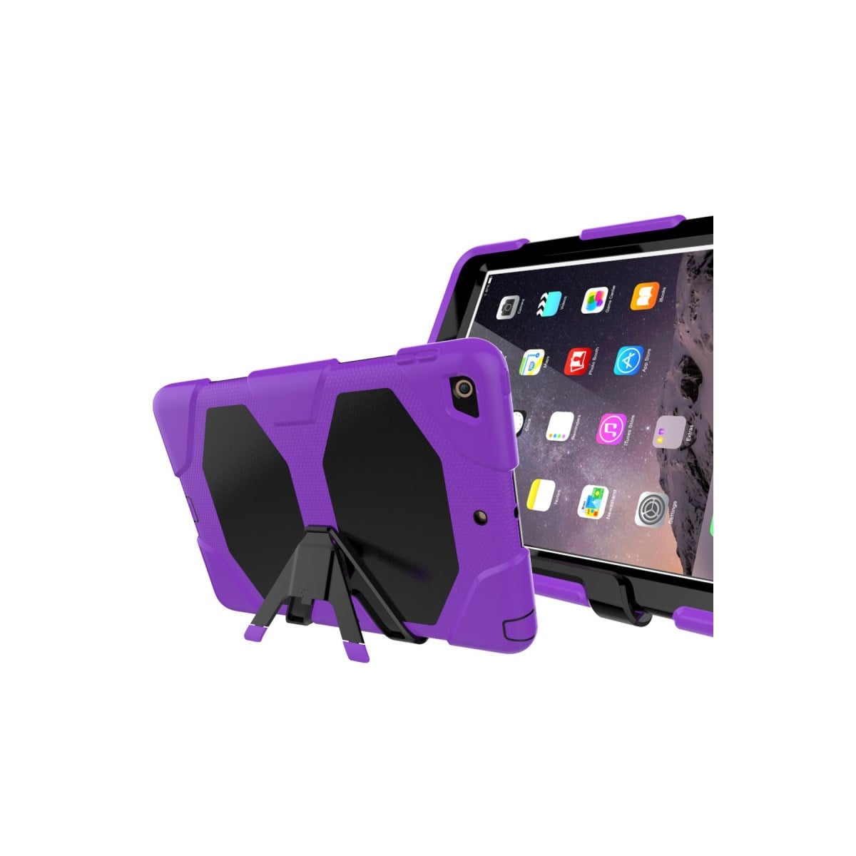 iPad 5 Air 9.7 Kılıf Griffin Tablet Kapak - Mor