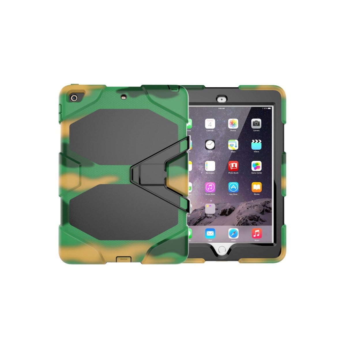 iPad 5 Air 9.7 Kılıf Griffin Tablet Kapak - Kamuflaj